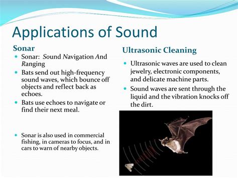 applications of sound